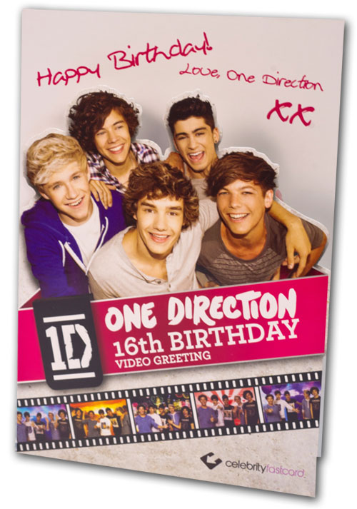 One Direction Video Cards Wholesale